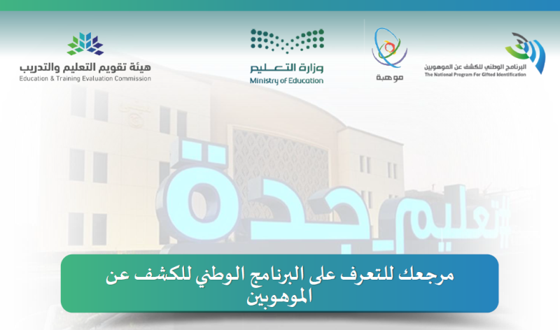  الدليل الإسترشادي لمشرفي قسم الموهوبين في البرنامج الوطني للكشف عن الموهوبين2026